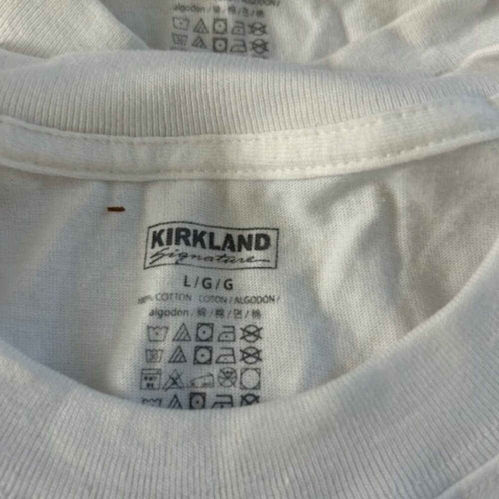 3- men's heavy weight white tees
